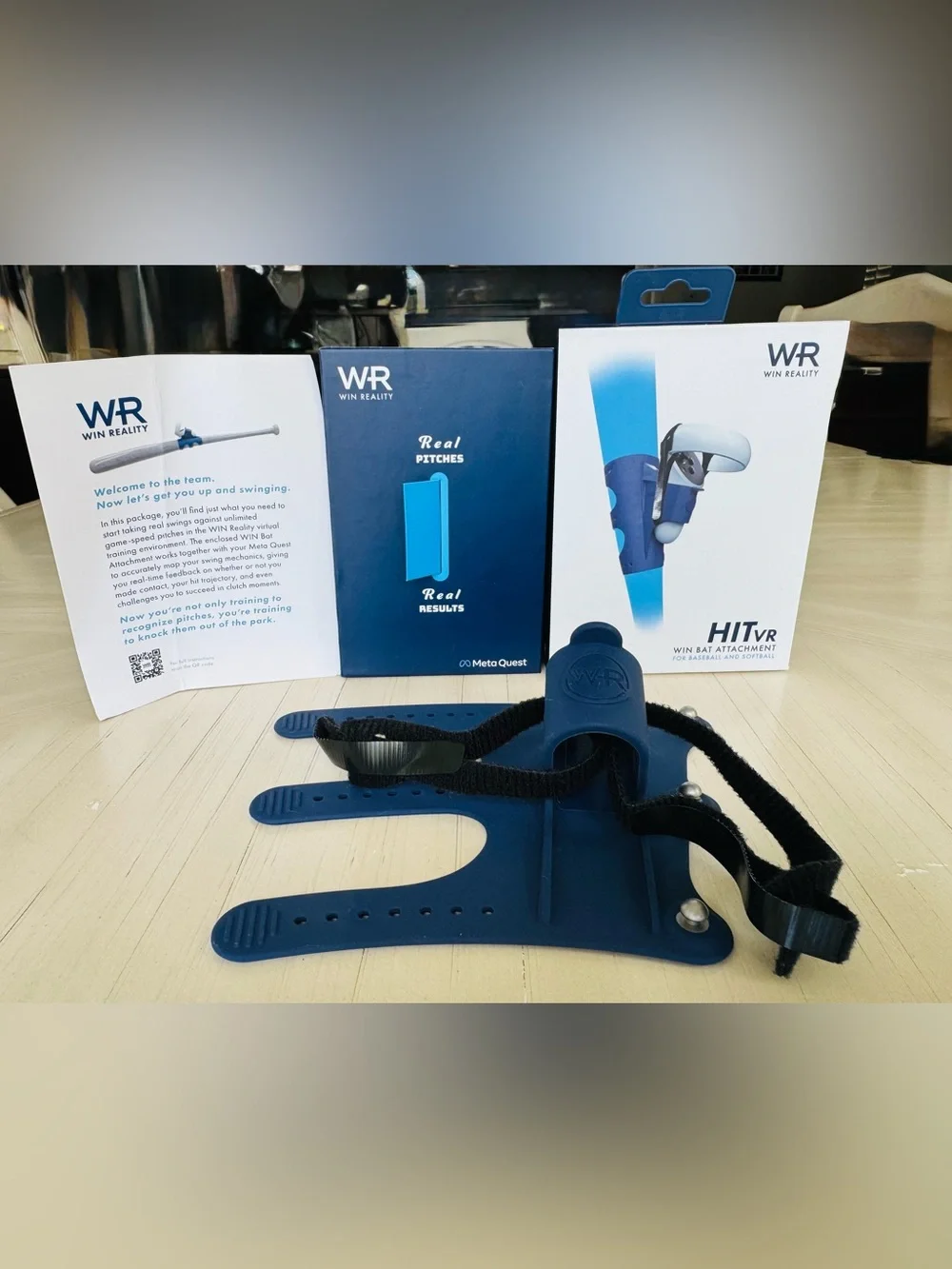 WIN Reality HIT VR WIN Bat Attachment for Meta Quest — Baseball & Softball